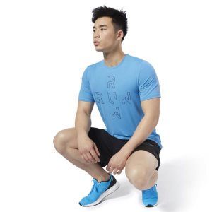 Reebok One Series Running ACTIVCHILL T Shirt Herren - Blau - DE 761-YOU